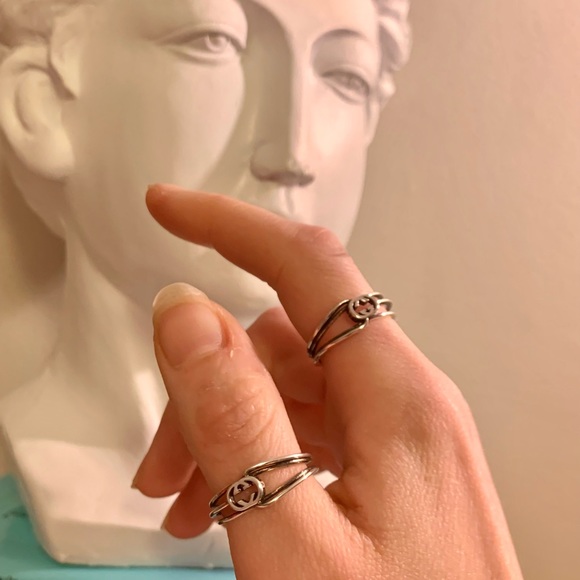 Adjustable rustic silver ring - Picture 1 of 6